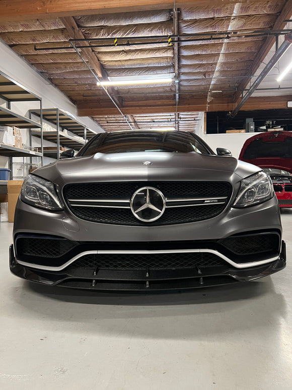 W205 Carbon fiber front lip Coupe/Sedan