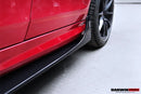 2012-2014 Mercedes Benz W204 C Class Coupe DP Style Carbon Fiber Side Skirts-4