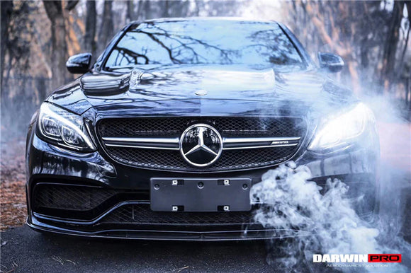 2015-2021 Mercedes Benz W205 C63/S AMG Sedan BKSS Style Carbon Fiber Front Lip
