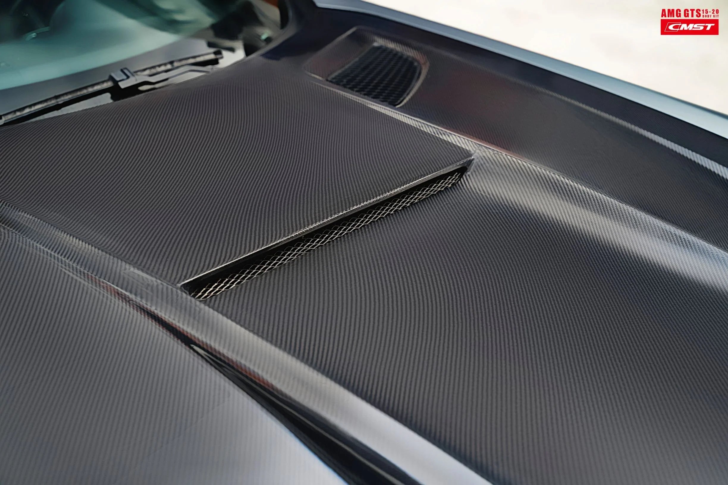 CMST Tuning Carbon Fiber Hood  Black Series Style for Mercedes Benz C190 AMG GT GTS GTC GTR-4