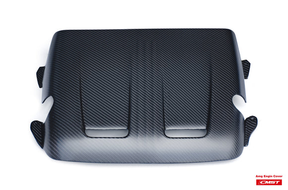 CMST Carbon Fiber Engine Cover for Mercedes Benz AMG C63 (2015-2020)