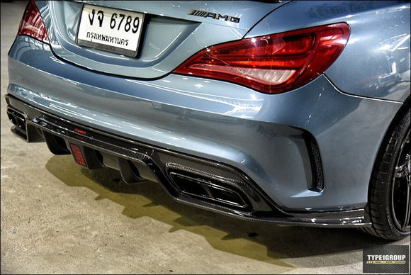 CMST Carbon Fiber Rear Diffuser for C117 2014-2019 CLA-250 CLA-45 AMG
