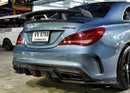 Carbon Fiber Rear Diffuser for C117 2014-2019 CLA-250 CLA-45 AMG-4