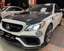 CMST Carbon Fiber Front Lip for Mercedes Benz C63 C63S AMG Sedan & Coupe 2015-ON-2
