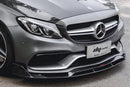 CMST Carbon Fiber Front Lip for Mercedes Benz C63 C63S AMG Sedan & Coupe 2015-ON-1