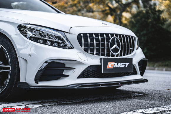 CMST Carbon Fiber Upper Valences for Mercedes Benz C Coupe W205 (2019-ON)