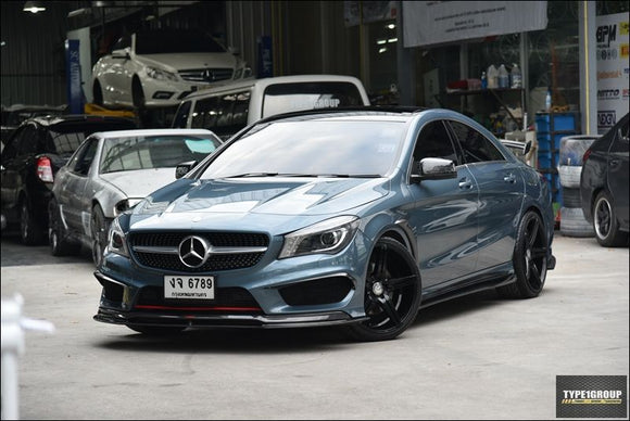 CMST Carbon Fiber Front Lip ( 2 Pcs) for C117 2014-2016 CLA250 CLA45 AMG