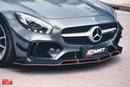 CMST Tuning Carbon Fiber Front Bumper Canards for Mercedes Benz C190 AMG GT GTS 2015-2017-6