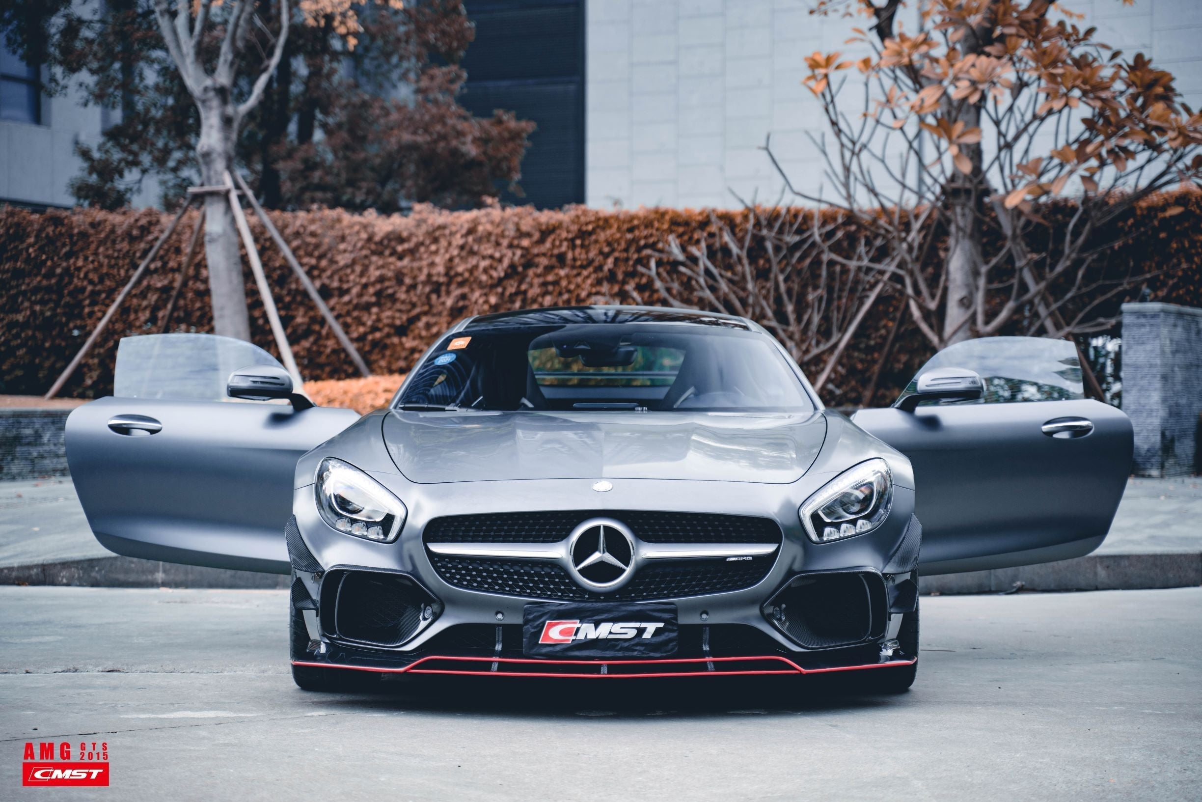 CMST Tuning Carbon Fiber Front Lip for Mercedes Benz C190 AMG GT GTS 2015-2017-11