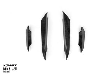 CMST Tuning Carbon Fiber Front Bumper Canards for Mercedes Benz E63 W213 2021-ON FL - 0