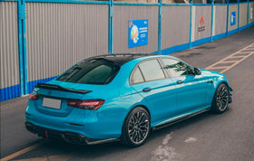 CMST Tuning Carbon Fiber REAR DIFFUSER for Mercedes Benz E350 E450 E53 E63 W213 2021-ON (Facelift) - 0