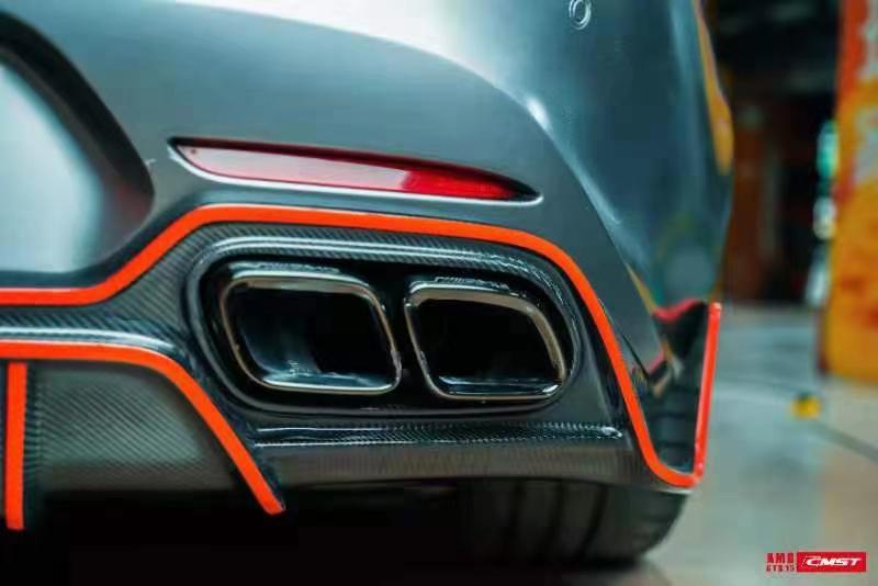 CMST Tuning Carbon Fiber Rear Diffuser for Mercedes Benz C190 AMG GT GTS 2015-ON-18