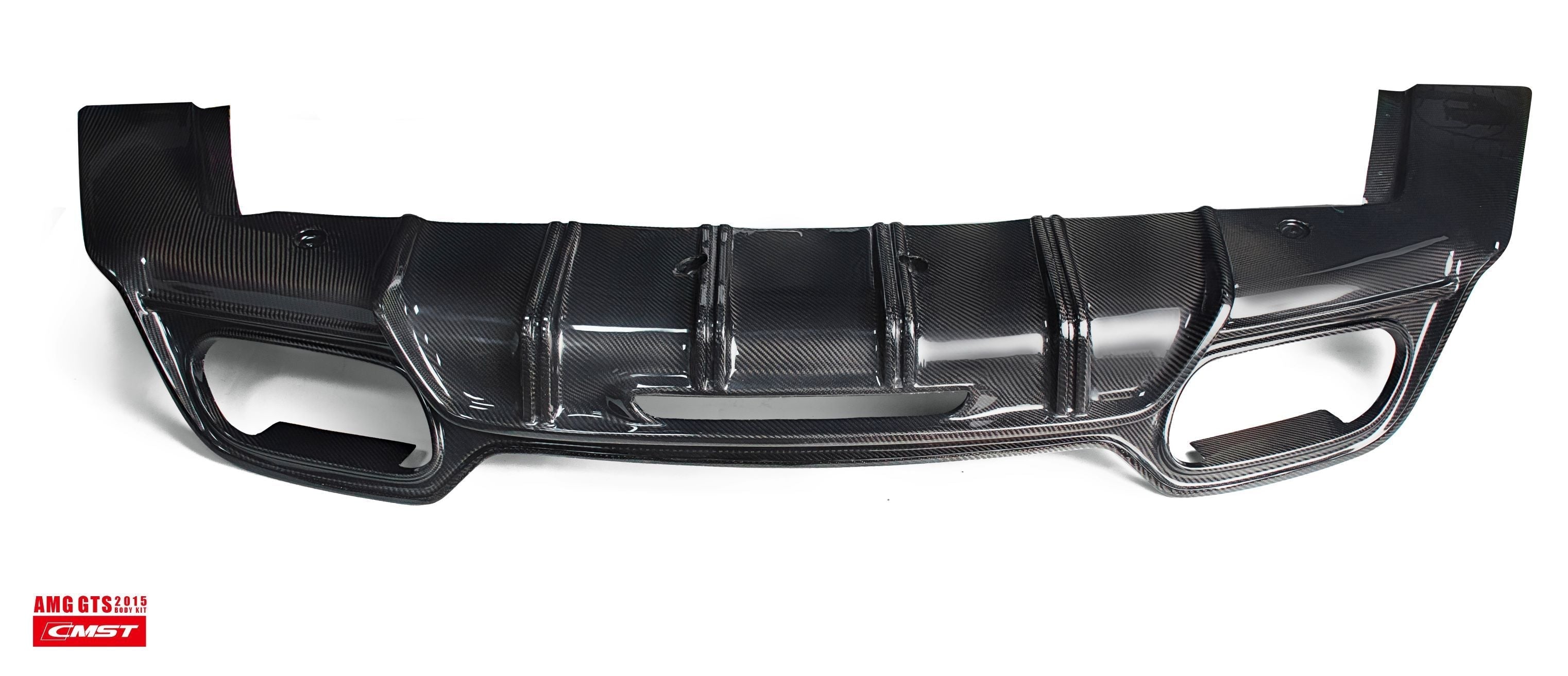 CMST Tuning Carbon Fiber Rear Diffuser for Mercedes Benz C190 AMG GT GTS 2015-ON-3