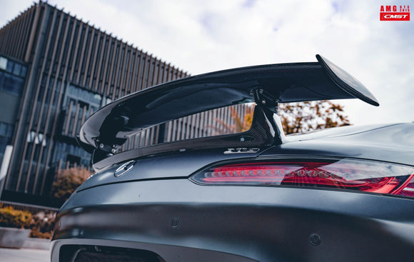 CMST Tuning Carbon Fiber Rear Spoiler Wing Ver.1 for Mercedes Benz C190 AMG GT GTS GTC 2015-2021