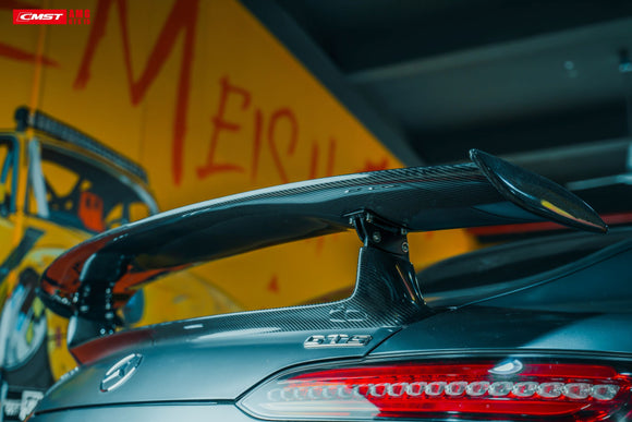 CMST Tuning Carbon Fiber Rear Spoiler Wing Ver.1 for Mercedes Benz C190 AMG GT GTS GTC 2015-2021