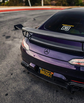 CMST Tuning Carbon Fiber Rear Spoiler Wing Ver.2 for Mercedes Benz C190 AMG GT GTS GTC 2015-2021 - 0