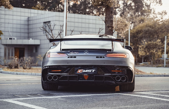 CMST Tuning Carbon Fiber Rear Spoiler Wing Ver.2 for Mercedes Benz C190 AMG GT GTS GTC 2015-2021
