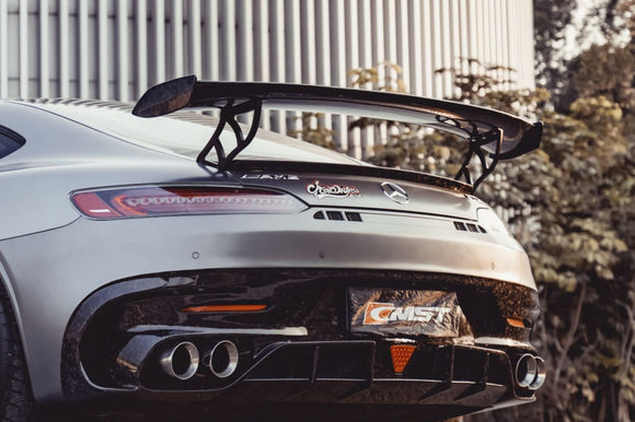 CMST Tuning Carbon Fiber Rear Spoiler Wing Ver.2 for Mercedes Benz C190 AMG GT GTS GTC 2015-2021