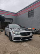 CMST Tuning Carbon Tempered Glass Transparent Hood For Mercedes Benz 2015-2020 AMG C63 Sedan Coupe 2 Door 4 Door-18