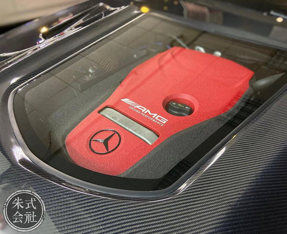 CMST Tuning Carbon Tempered Glass Transparent Hood For Mercedes Benz 2015-2020 W205 C300 C43 Sedan Coupe 2 Door 4 Door Ver.1