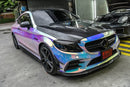 CMST Tuning Carbon Tempered Glass Transparent Hood For Mercedes Benz 2015-2020 W205 C300 C43 Sedan Coupe 2 Door 4 Door Ver.1-11
