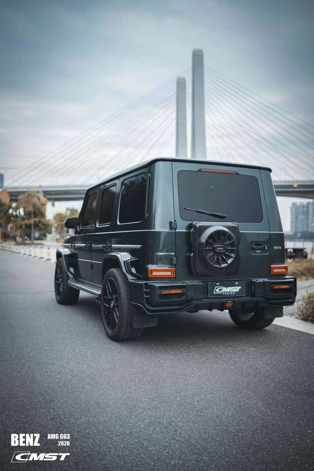 CMST Tuning Pre-preg Carbon Fiber Rear Roof Spoiler for Mercedes Benz G63 / G550 / G500 W464