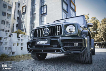 CMST Tuning Partial Carbon Fiber Front Bumper & Splitter for Mercedes Benz G63 G550 G500 W464 - 0