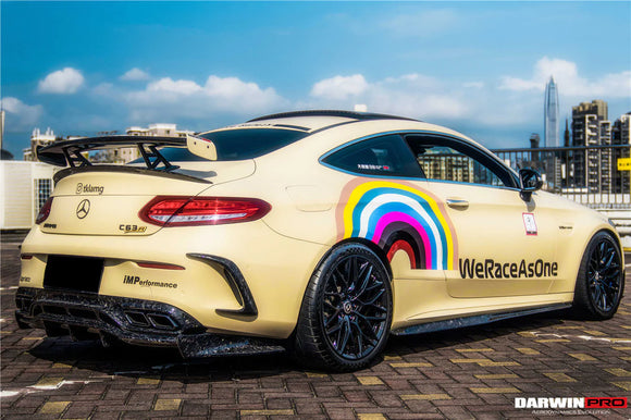 2015-2021 Mercedes Benz C-Class W205 Coupe PS Style Side Skirts