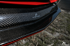 Future Design Carbon 2014-2016 C117 CLA-250 CLA-45 Carbon Fiber Front Lip Ver.4 - 0