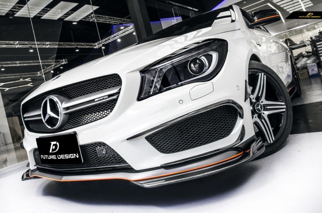 Future Design Carbon 2014-2016 C117 CLA-250 CLA-45 Carbon Fiber Front Lip Ver.5