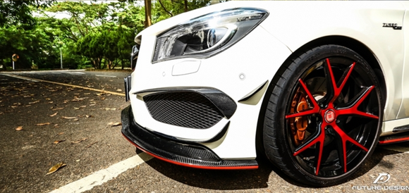 Future Design Carbon 2014-2016 C117 CLA-250 CLA-45 Carbon Fiber Front Lip Ver.4