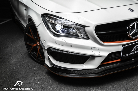 Future Design Carbon 2014-2016 C117 CLA-250 CLA-45 Carbon Fiber Front Lip Ver.4