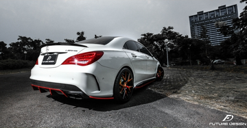 Future Design Carbon 2014-2019 C117 CLA-250 CLA-45 Carbon Fiber Rear Diffuser Side Valences - 0