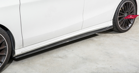 Future Design Carbon 2014-2019 C117 CLA-250 CLA-45 Carbon Fiber Side Skirts Ver.2 - 0
