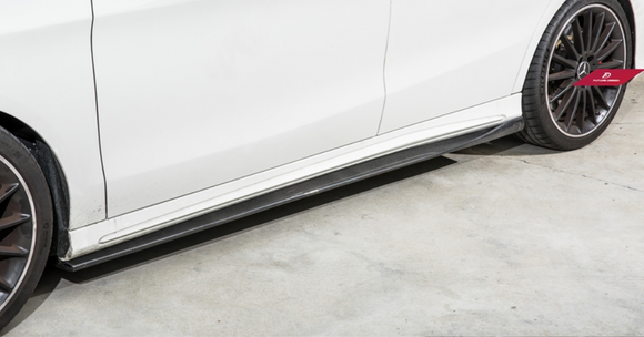 Future Design Carbon 2014-2019 C117 CLA-250 CLA-45 Carbon Fiber Side Skirts Ver.2