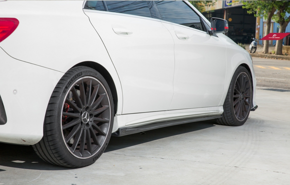 Future Design Carbon 2014-2019 C117 CLA-250 CLA-45 Carbon Fiber Side Skirts Ver.2