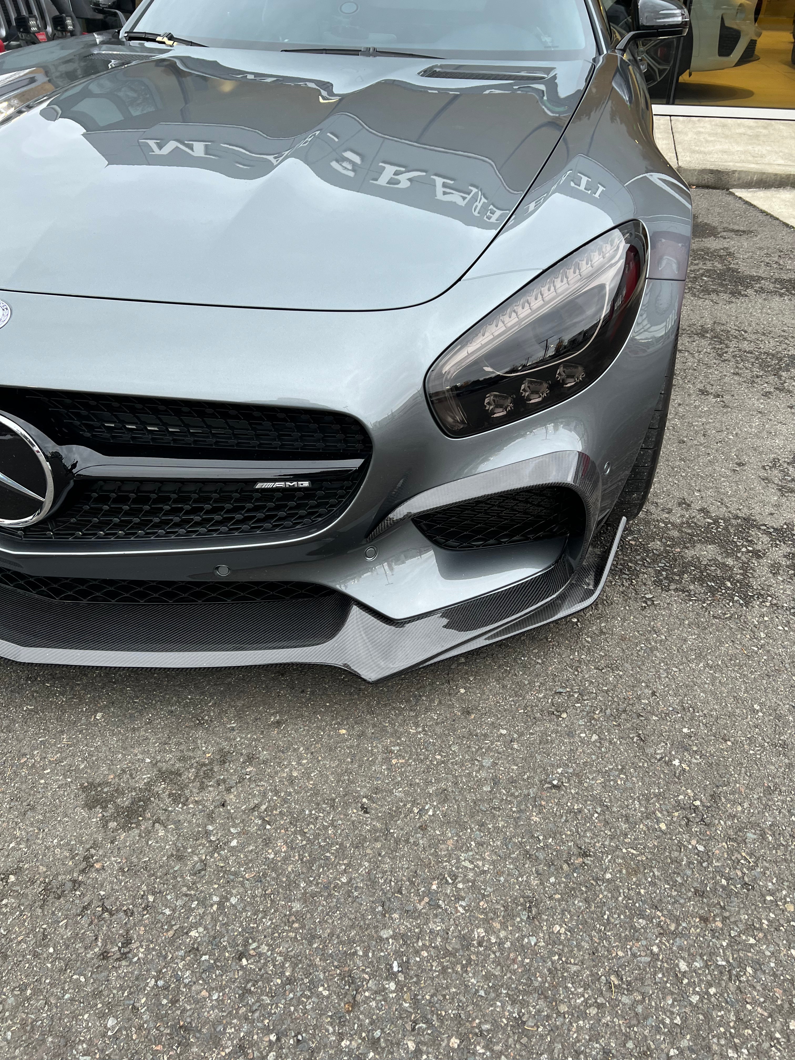 Carbon Fiber Front Lip for Mercedes Benz AMG GT S