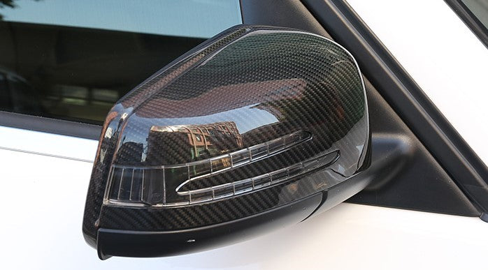 Aero Republic Carbon Fiber Mirror Cover Replacement For Mercedes Benz W204 W211 W207 W221 C117 W218 W216 X204-5