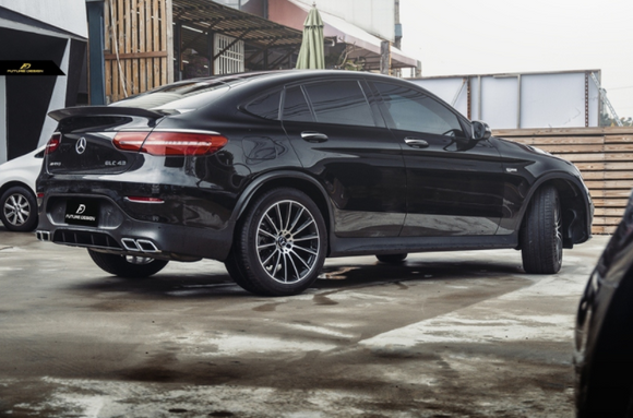 Future Design 63 Style Carbon Fiber REAR SPOILER for Mercedes Benz GLC250 AMG / GLC300 AMG / GLC43 AMG / GLC63 W253 GLC Coupe 2016-2019 Pre-facelift
