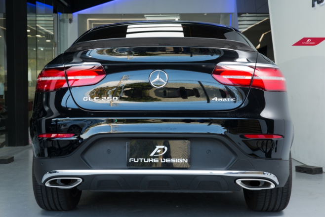 Future Design AMG Style Carbon Fiber REAR SPOILER for Mercedes Benz GLC250 AMG / GLC300 AMG / GLC43 AMG / GLC63 W253 GLC Coupe 2016-2019 Pre-facelift