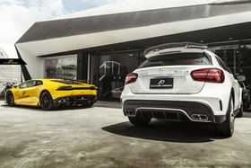 Future Design Carbon 2014-2019 X156 GLA-45 GLA-250 Carbon Fiber Rear Roof Spoiler