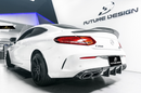 Future Design Carbon 2015-ON Carbon Fiber Rear Spoiler P Style for Mercedes Benz W205 C300 C43 C63 AMG Coupe 2 Door Sedan 4 Door-17