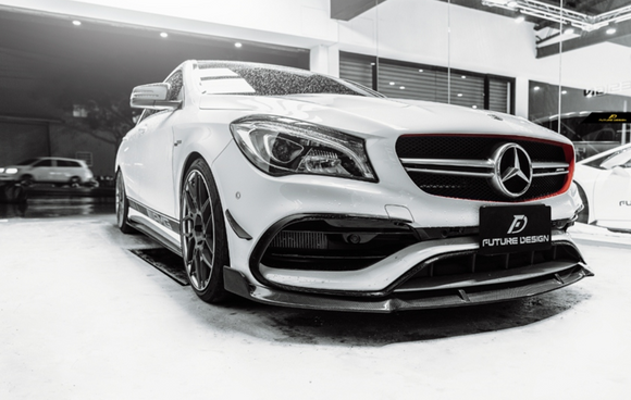 Future Design Carbon 2017-2019 C117 CLA-250 CLA-45 Carbon Fiber Front Lip Ver.1