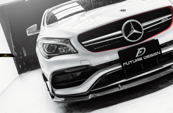 Future Design Carbon 2017-2019 C117 CLA-250 CLA-45 Carbon Fiber Front Lip Ver.1