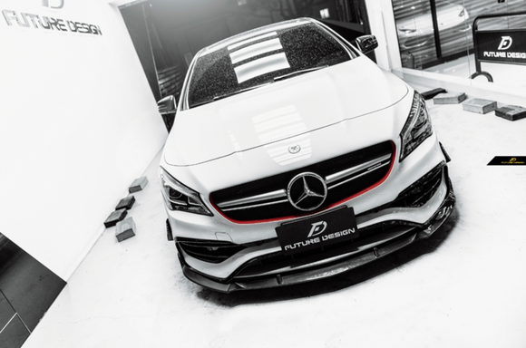 Future Design Carbon 2017-2019 C117 CLA-250 CLA-45 Carbon Fiber Front Lip Ver.1