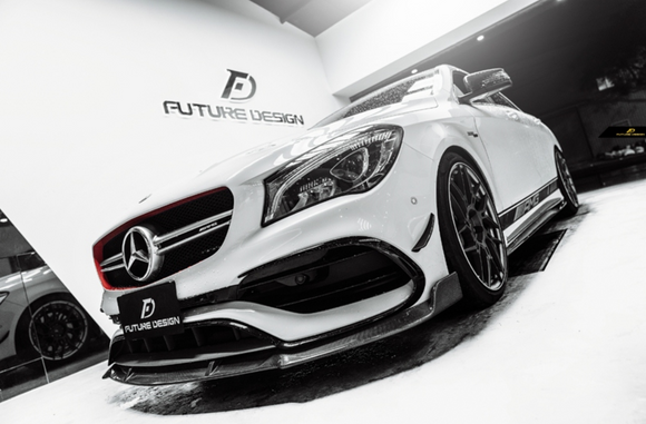 Future Design Carbon 2017-2019 C117 CLA-250 CLA-45 Carbon Fiber Front Lip Ver.1