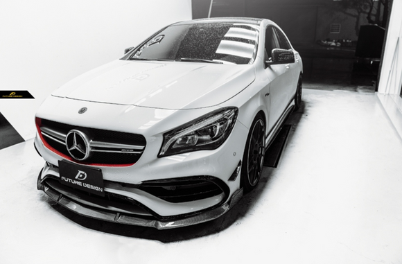 Future Design Carbon 2017-2019 C117 CLA-250 CLA-45 Carbon Fiber Front Lip Ver.1