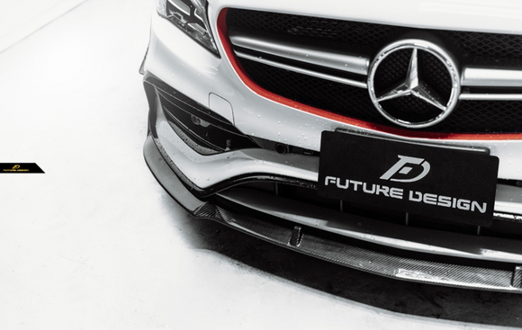 Future Design Carbon 2017-2019 C117 CLA-250 CLA-45 Carbon Fiber Front Lip Ver.1