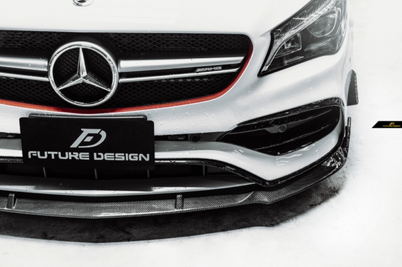 Future Design Carbon 2017-2019 C117 CLA-250 CLA-45 Carbon Fiber Front Lip Ver.1