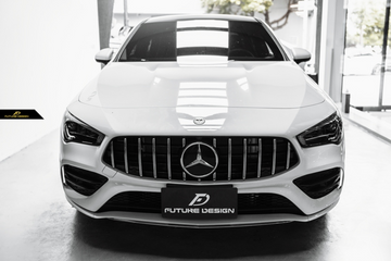 Future Design Carbon ABS Front Grill GT Style For 2020-ON C118 CLA250 CLA35 - 0